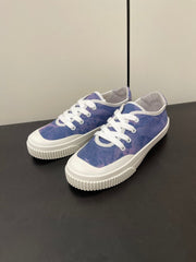 LP CLASSIC BISCUIT SNEAKER LAPIS CALFSKIN