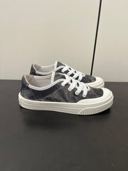 LP CLASSIC BISCUIT SNEAKER CHARCOAL CALFSKIN