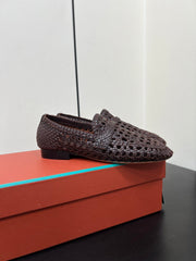 LP LOAFERS 25S IN DARK BROWN LAMBSKIN