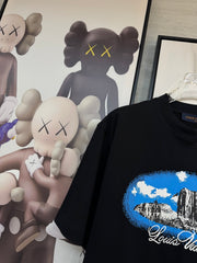 LV BLACK COTTON T-SHIRT 238919