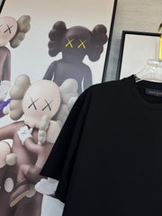 LV T-SHIRT IN BLACK COTTON FABRIC 238921