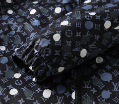 LV BLACK MONOGRAM HOODED JACKET 238997