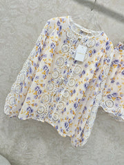 ZIMMER NEW PRINTED TOP AND SHORTS SET 269293