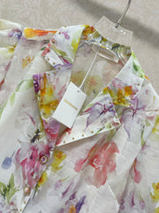 ZIMMERMANN SET OF SHORT-SLEEVE SHIRT AND TAILORED SHORTS 275122