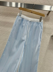 GUCCI STRIPED WIDE-LEG PANTS 276516