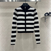MIUMIU ZIP-UP KNIT TOP STYLE 21