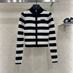 MIUMIU ZIP-UP KNIT TOP STYLE 21