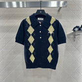 MIUMIU SHORT-SLEEVE KNIT TOP STYLE 22