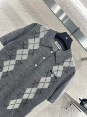 MIUMIU SHORT-SLEEVE KNIT TOP STYLE 23