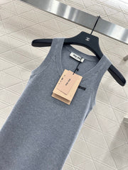 MIUMIU SLEEVELESS KNITTED SWEATER STYLE 114