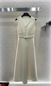 DIOR 25S SLEEVELESS DRESS WITH BELT STYLE 305