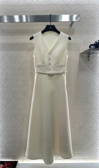 DIOR 25S SLEEVELESS DRESS WITH BELT STYLE 305