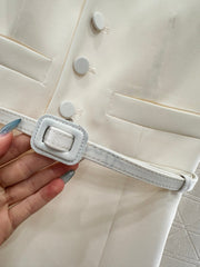 DIOR 25S SLEEVELESS DRESS WITH BELT STYLE 305