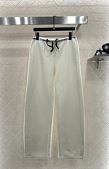 CHANEL 25S WIDE-LEG FLEECE-LINED PANTS 404