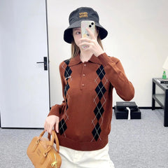 MIUMIU KNIT POLO SHIRT STYLE 366