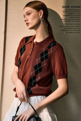 MIUMIU SHORT-SLEEVE KNIT TOP STYLE 365