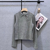 MIUMIU KNITTED POLO SHIRT STYLE 274