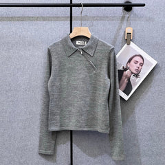 MIUMIU KNITTED POLO SHIRT STYLE 274