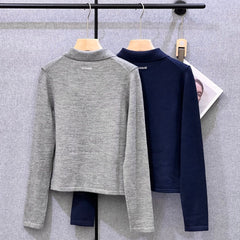 MIUMIU KNITTED POLO SHIRT STYLE 274