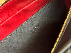 MARMONT SMALL SHOULDER BAG 24 IN BLACK CALFSKIN GOLD HARDWARE