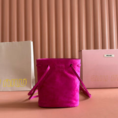 MINI TOTE BAG 17 FUCHSIA IN NAPPA CALFSKIN