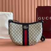 GG 25S EPILOGUE BAG 30 IN BEIGE AND BLACK CALFSKIN