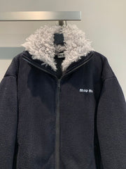MIUMIU SHERPA FLEECE JACKET STYLE 471