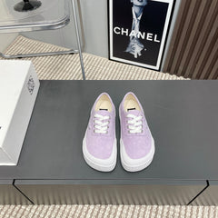 TERRA VULCA LACE-UP SNEAKER IN PASTEL PURPLE SUEDE