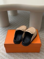 G0 MULE PASTEL PINK SUEDE