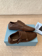 MONK STRAP IN DARK BROWN CALFSKIN