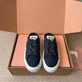 WASH SNEAKER MULES IN DARK NAVY DENIM
