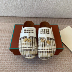 BUBBLE IN MULTICOLOR RAFFIA MIX WHITE LAMBSKIN GOLD HARDWARE