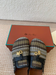 BUBBLE IN MULTICOLOR RAFFIA GOLD HARDWARE