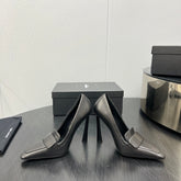 D'ORSAY PUMPS IN BLACK SMOOTH LAMBSKIN