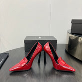 D'ORSAY PUMPS IN RED GLOSSY CALFSKIN