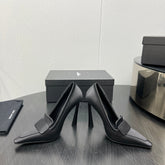 D'ORSAY PUMPS IN BLACK SILK