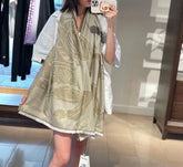 BBR SCARF 180 CM IN SILK MIX WOOL 481161