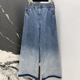 CC 25 Pants Blue Cotton