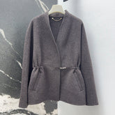 HERMES 25S REVERSIBLE LONG KNIT CARDIGAN 173