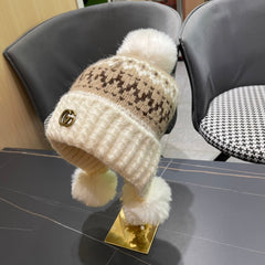 BEANIE HAT IN COLORFUL WOOL 394007