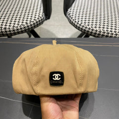 BERET HAT IN CIDER BROWN CORDUROY 429845