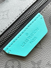 DISCOVERY BACKPACK PM 38 IN GUN METAL MONOGRAM ECLIPSE CANVAS