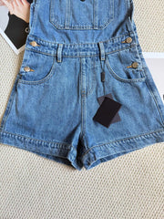 PRADA DENIM SHORT OVERALLS STYLE 188