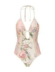 ZIMMERMANN BIKINI WITH PLUNGING NECKLINE 270509