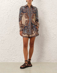 LONG-SLEEVE PRINTED SHIRT