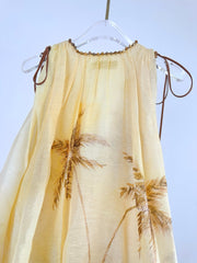 ZIMMERMANN BALANCE DEEP V-NECK MINI DRESS 270314