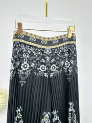 ZIMMERMANN PLEATED FLARED PANTS 270194