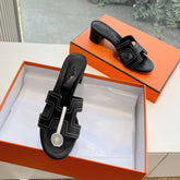 0ASIS SANDAL IN BLACK MIX WHITE CALFSKIN