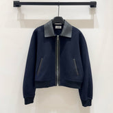 HERMES 25S CASHMERE COAT WITH SHEARLING COLLAR 251