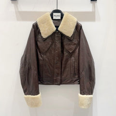 MIUMIU LEATHER JACKET STYLE 585